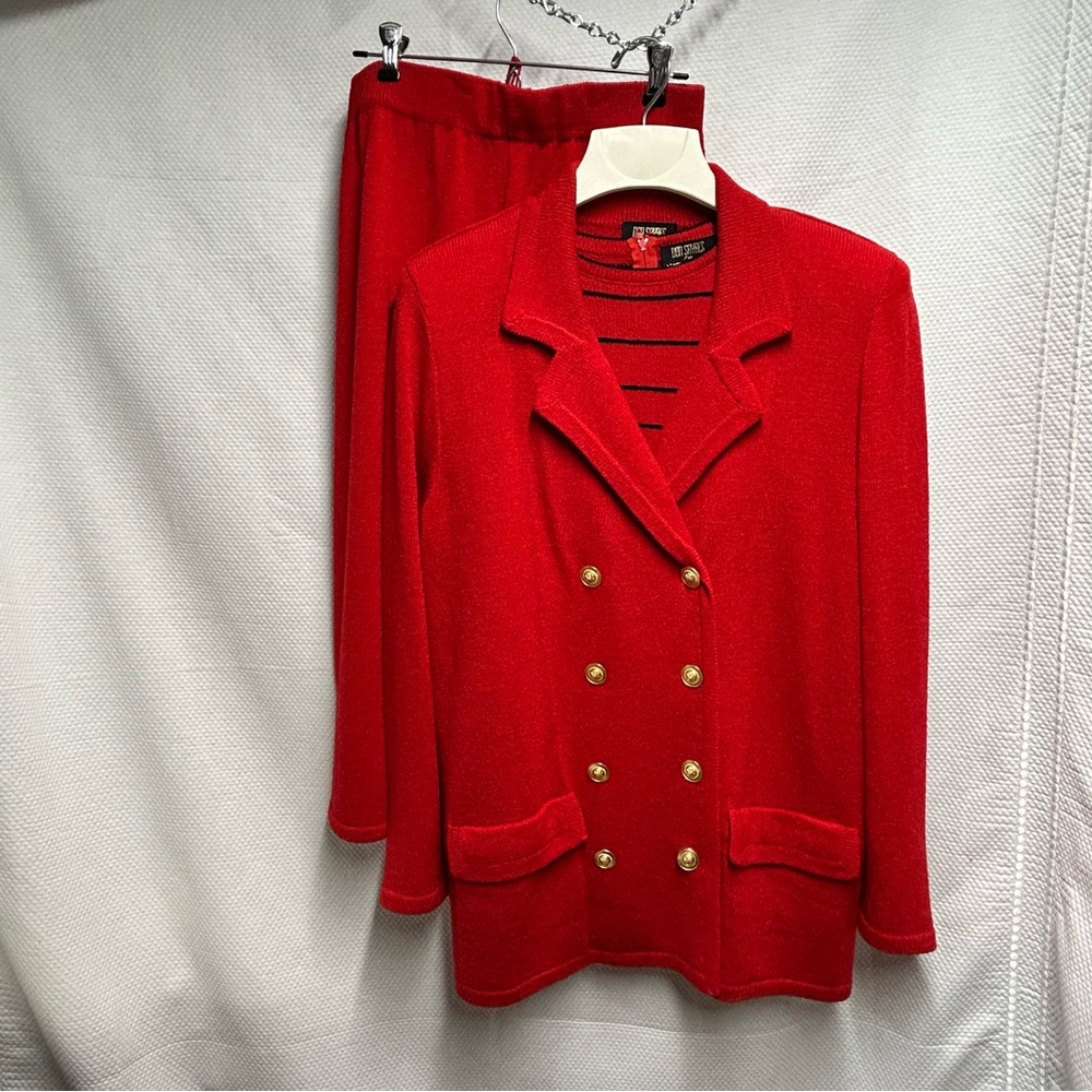 Don Sayers Bright Red 3 pc Suit